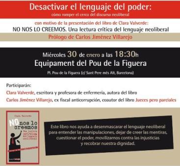 Debat "Como desactivar el lenguaje del poder"