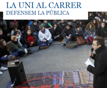 Defensem l'Educació pública: #25-26F "La Uni al carrer" i #28F manifestació! - slide