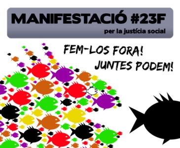 Manifestació #23F per la justícia social