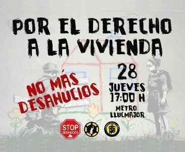 Nou Barris . Pel dret a la vivenda. Prou desnonaments . slide