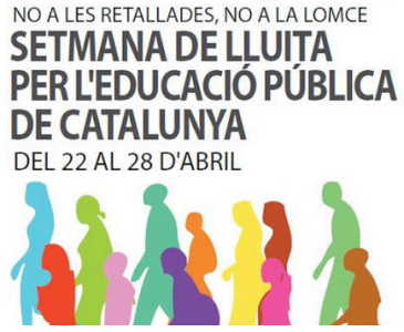 Setmana de Lluita per l'Educació Pública . slide