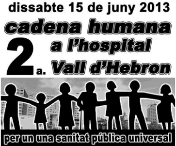 15J . 2ª Cadena Humana Vall d'Hebrón