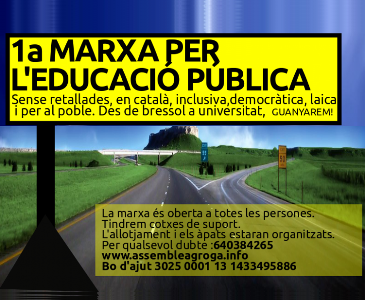 1ª Marxa per l'Escola Pública