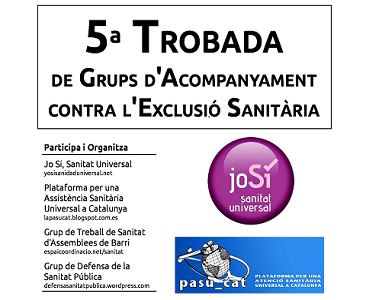 Trobada Grups Acompanyament Exclusió Sanitària - Juliol 2014